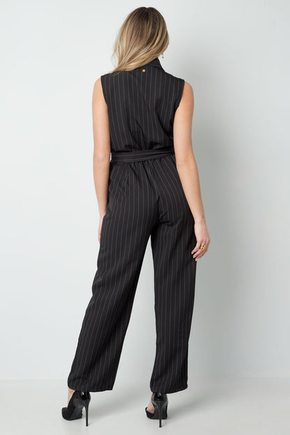 Structured Sleeveless Jumpsuit