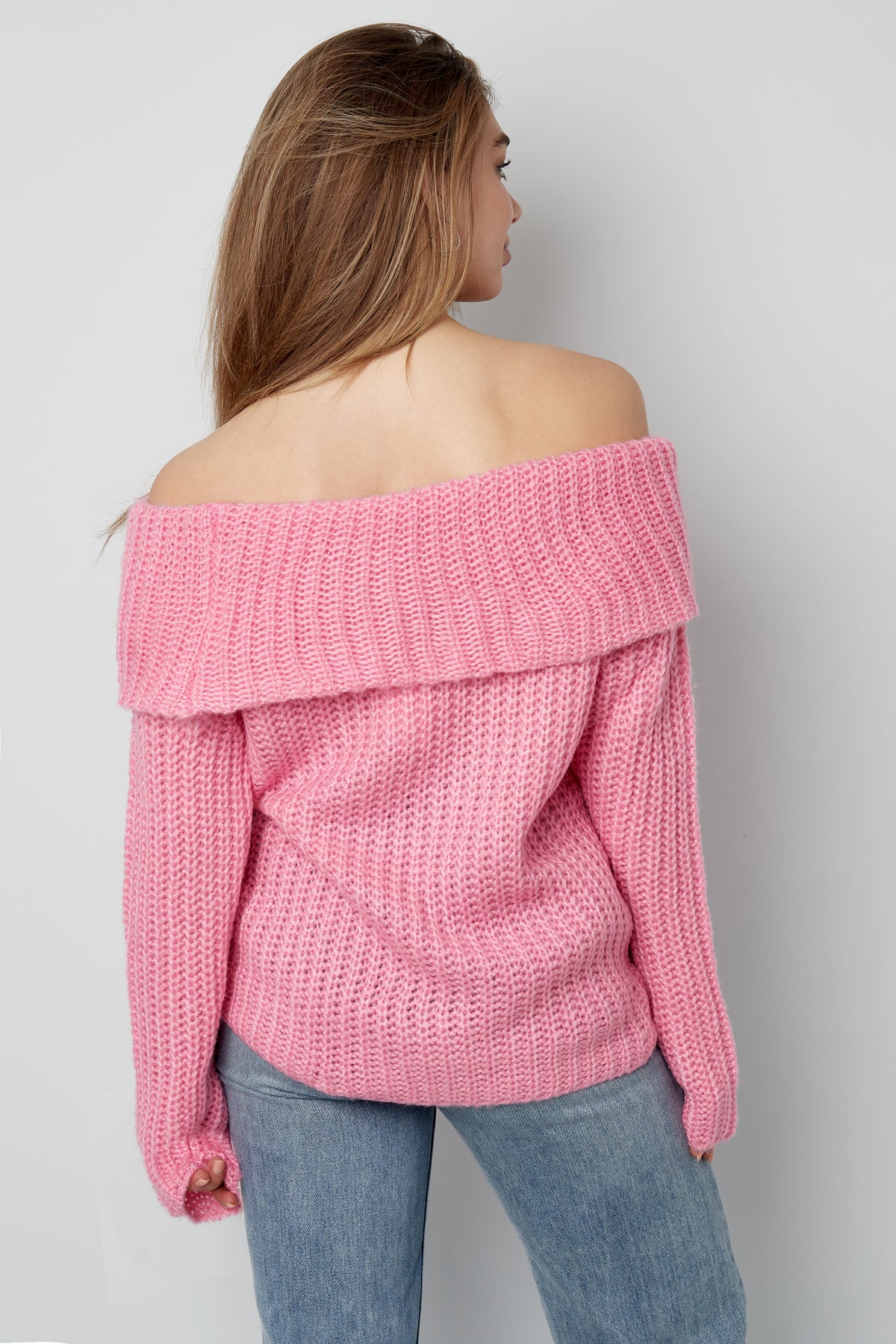 Frosty Morning Off Shoulder Sweater