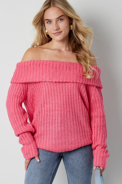 Frosty Morning Off Shoulder Sweater