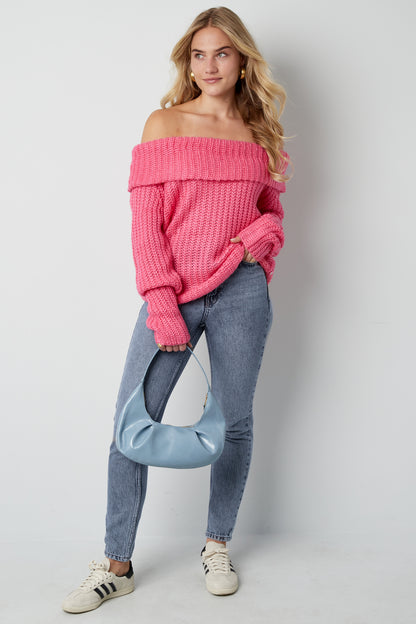 Frosty Morning Off Shoulder Sweater