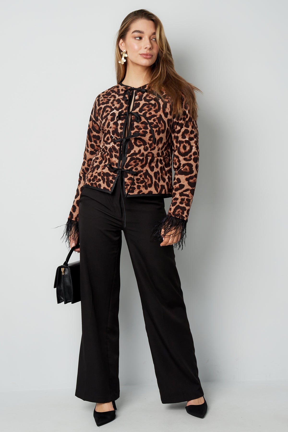 Feather Leopard Jacket