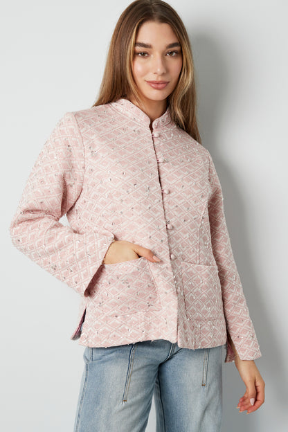 Pink Glitter Jacket