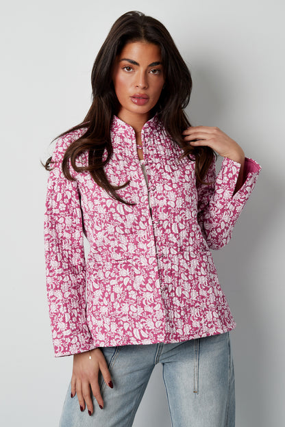 Rose Print Jacket