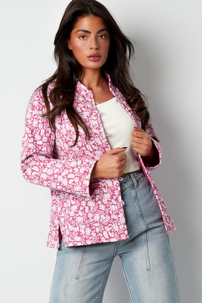 Rose Print Jacket