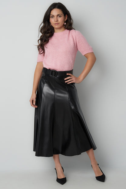 PU Long Skirt