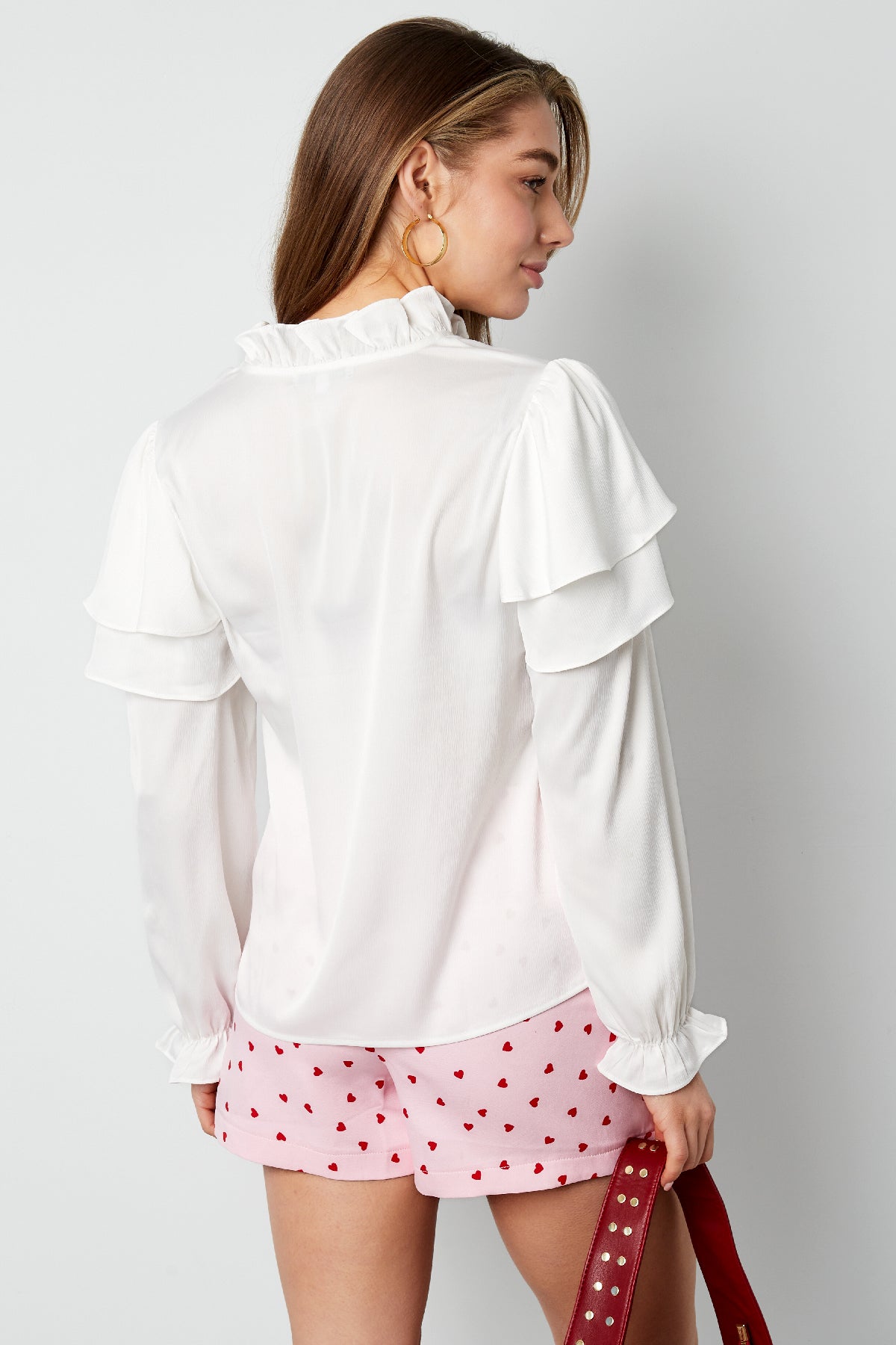 Ruffled Sleeve Top