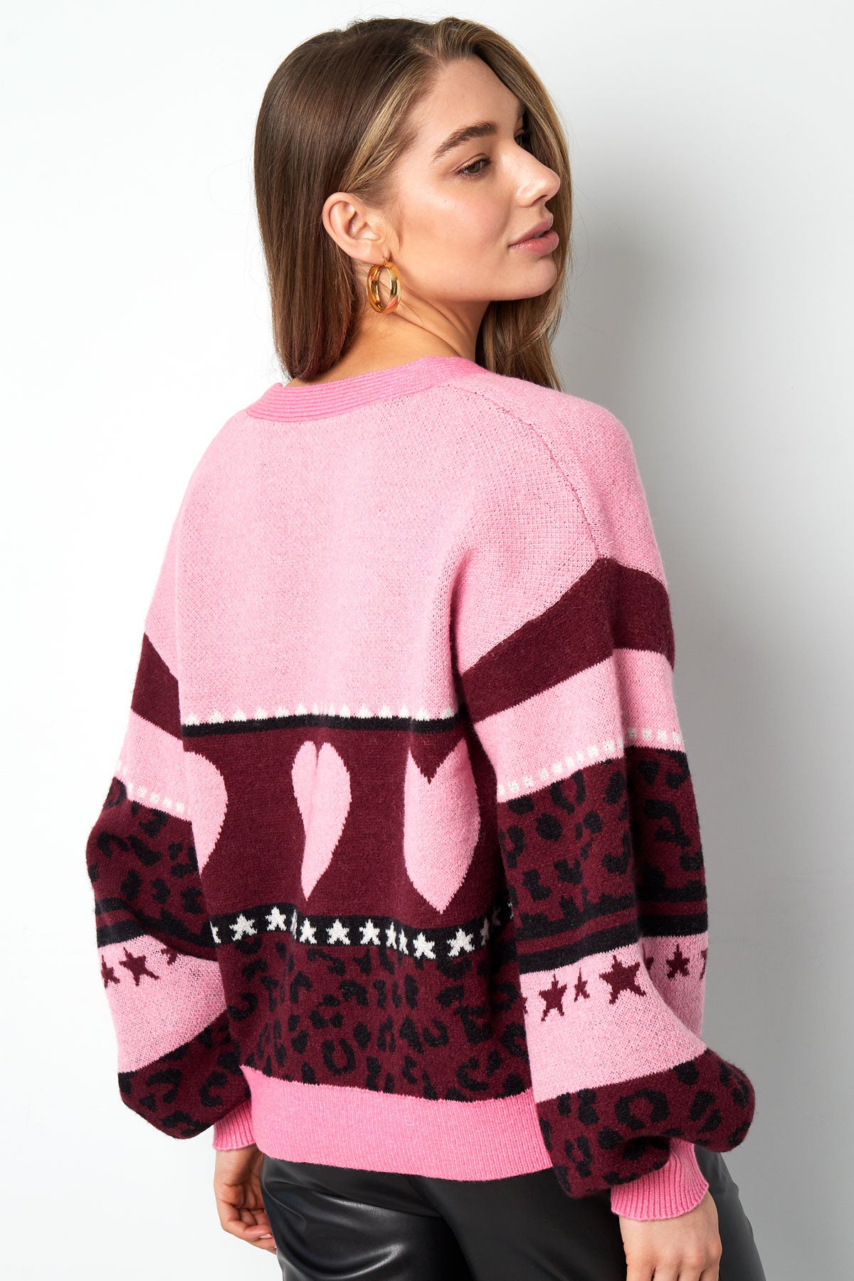 Love Roses Pink Cardigan