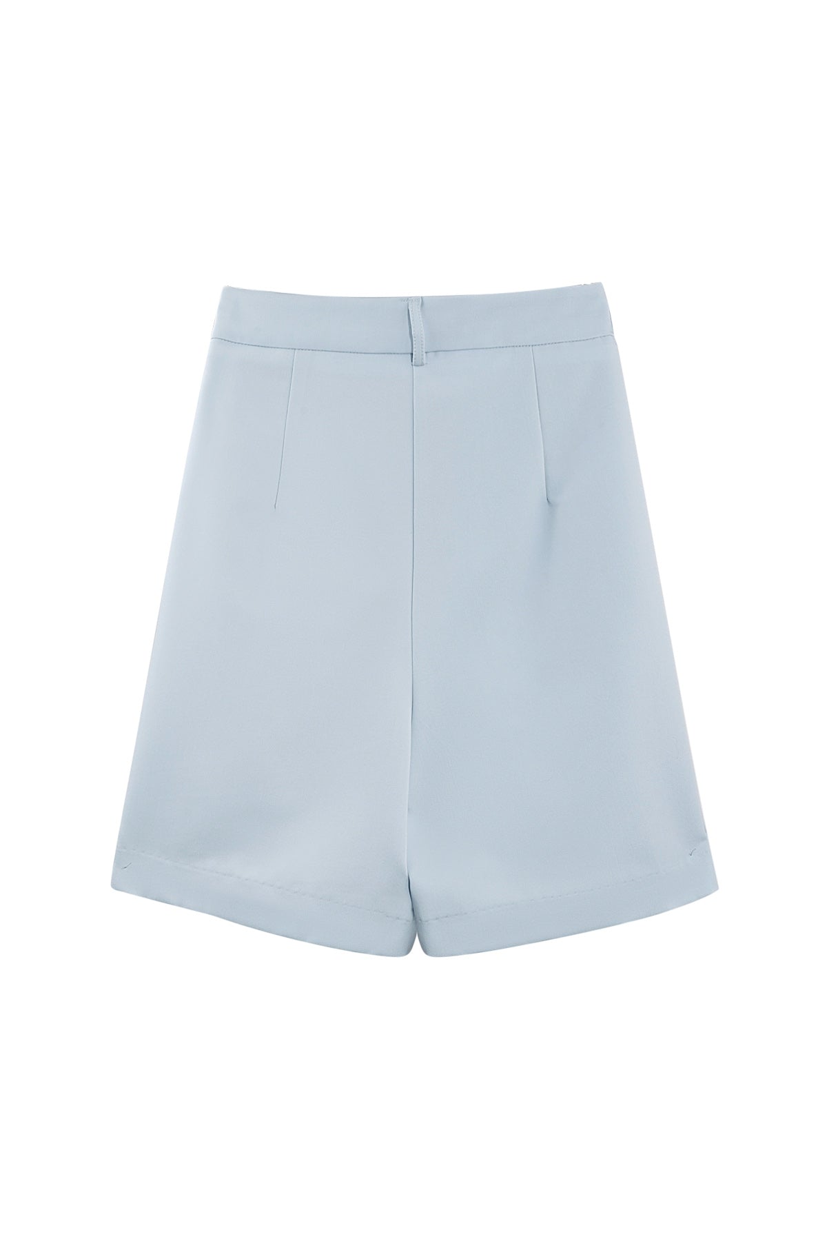 Pleated Mini Shorts