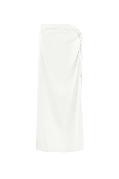 Knotted Maxi Skirt