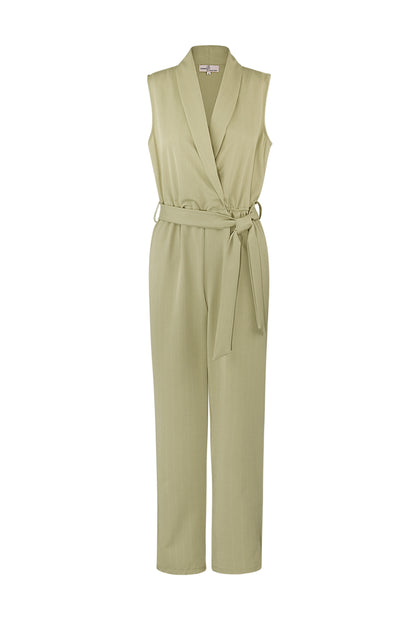 Structured Sleeveless Jumpsuit