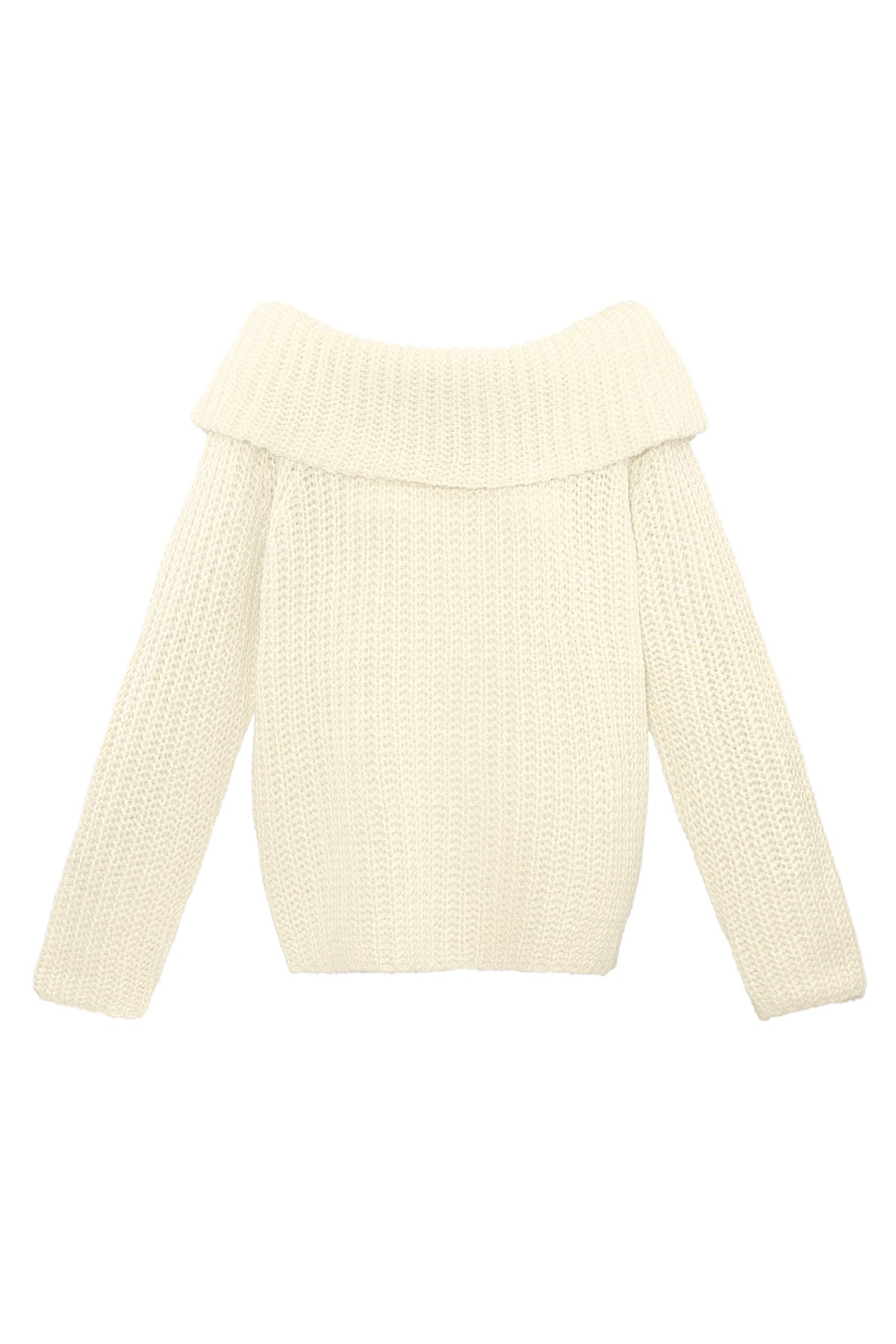 Frosty Morning Off Shoulder Sweater