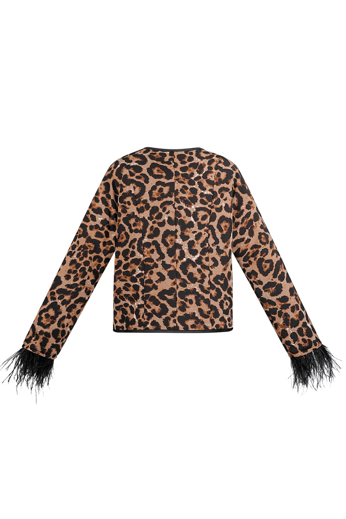 Feather Leopard Jacket