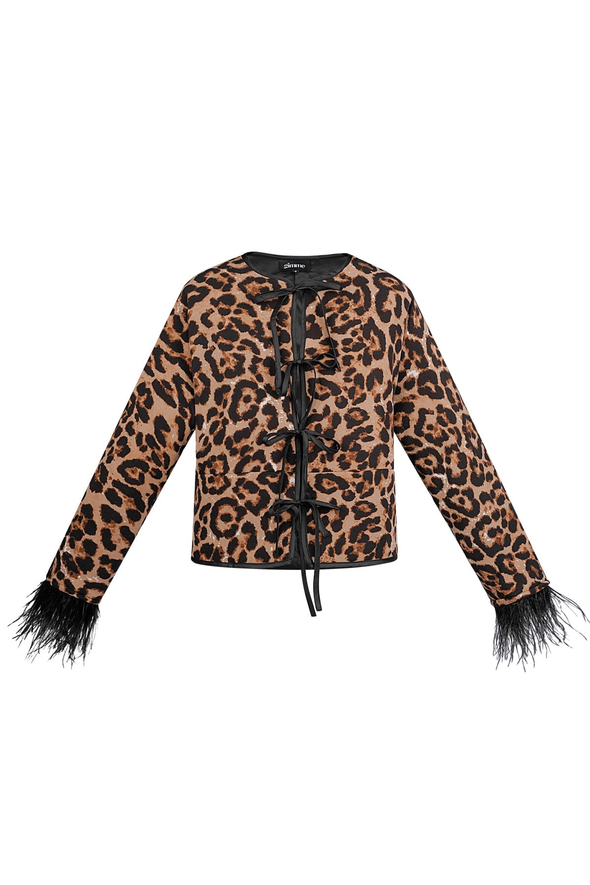 Feather Leopard Jacket