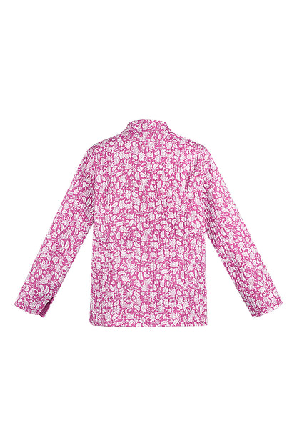 Rose Print Jacket