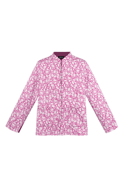 Rose Print Jacket