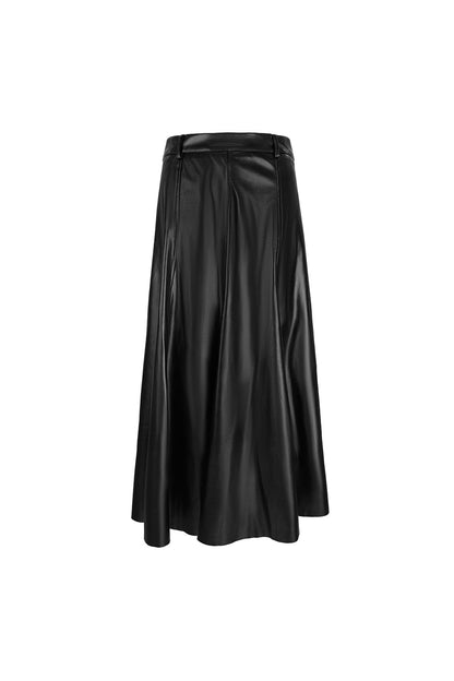 PU Long Skirt