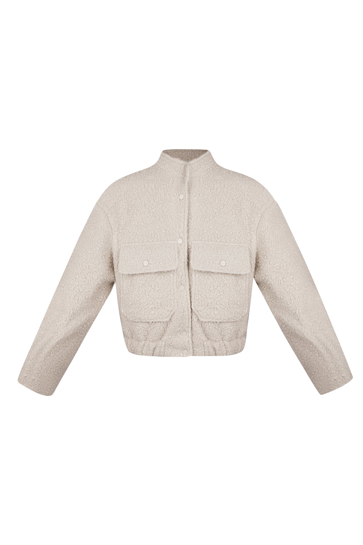 Boucle Bomber Jacket