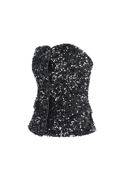 Glitter Corset Top