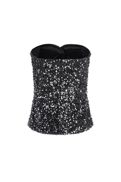 Glitter Corset Top