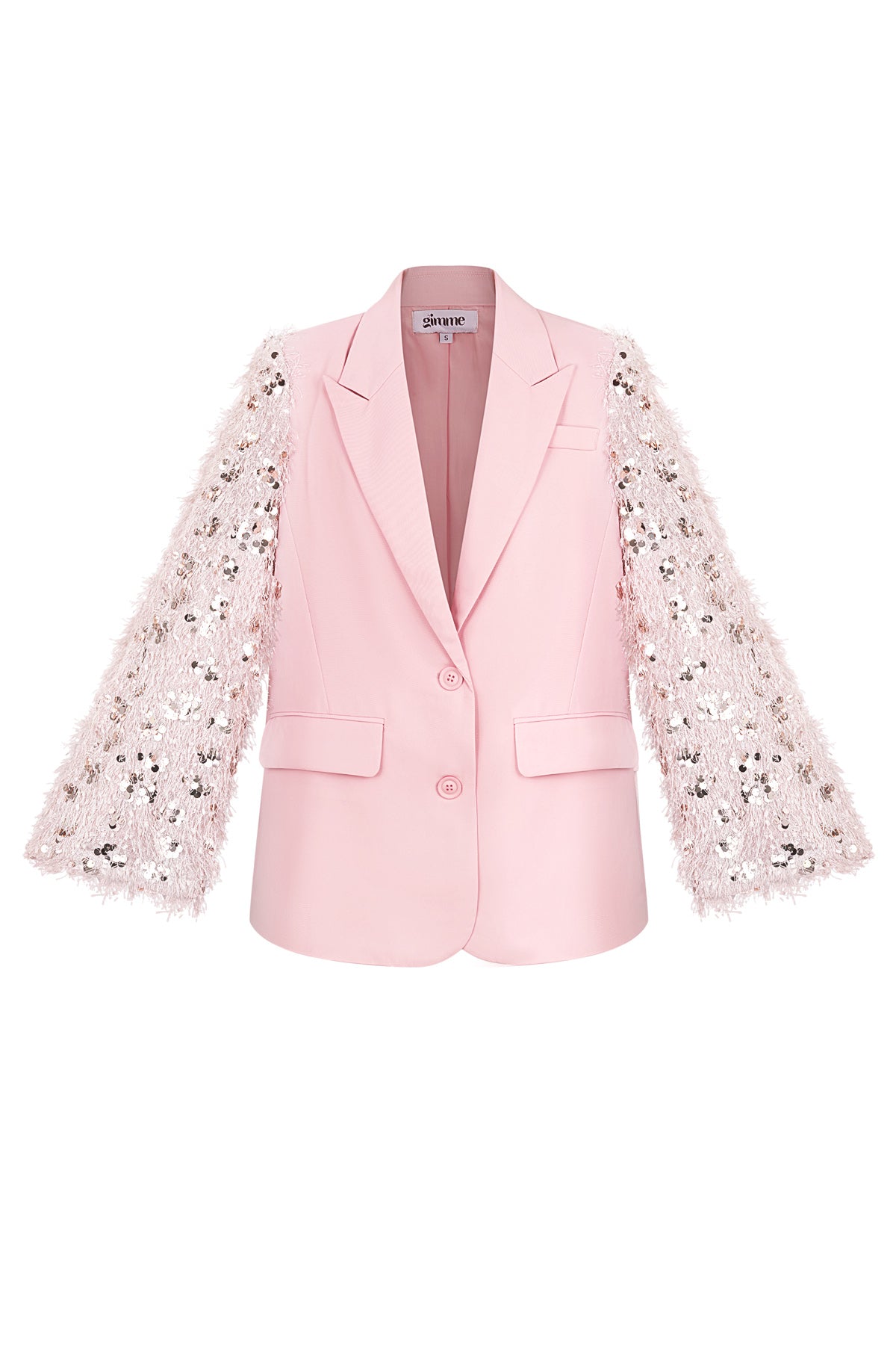 Sparkly Fluff Pink Blazer