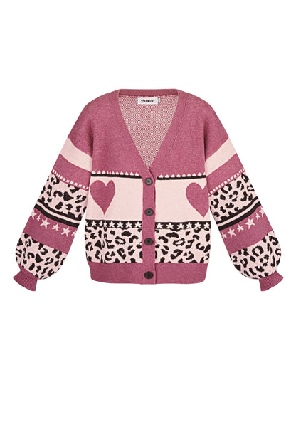 Love Roses Pink Cardigan