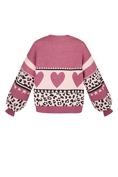 Love Roses Pink Cardigan